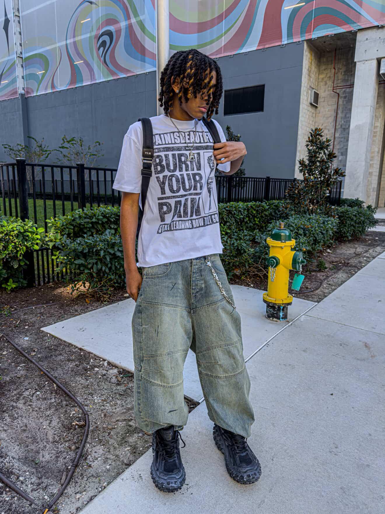 Streetwear Loose Drop Shoulder T-Shirt